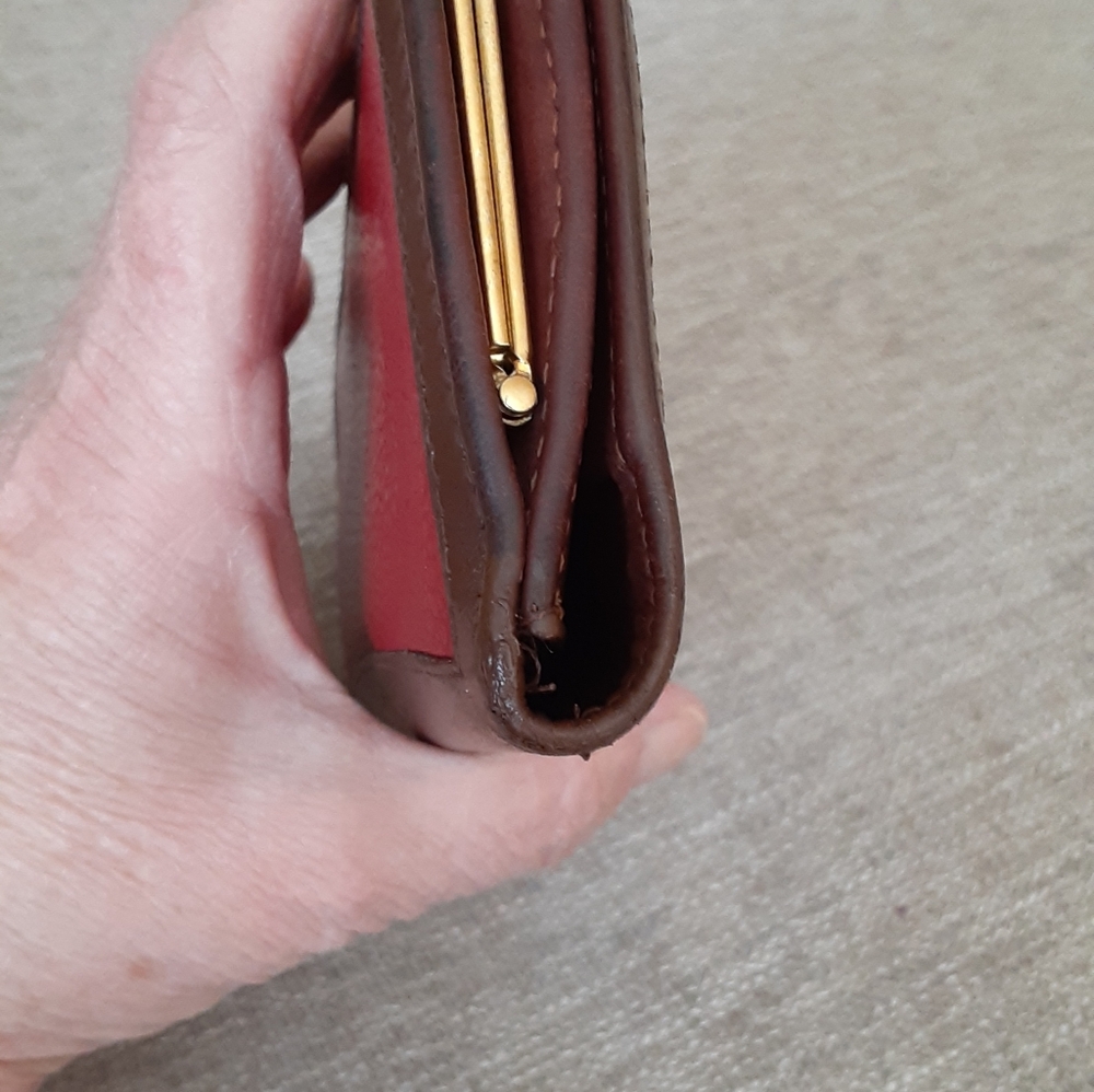 Coach  vintage Red and Brown Women's Wallet - Picture 12 of 12